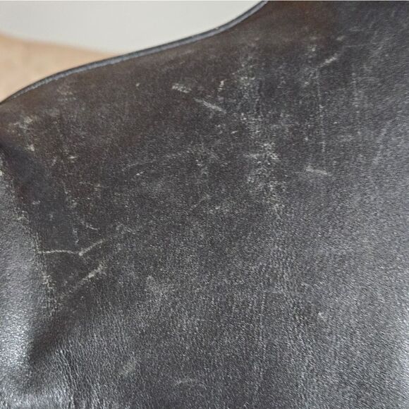 Easy Rider Vintage Heavy Black Leather Fringe Lined Jacket - Picture 5 of 12